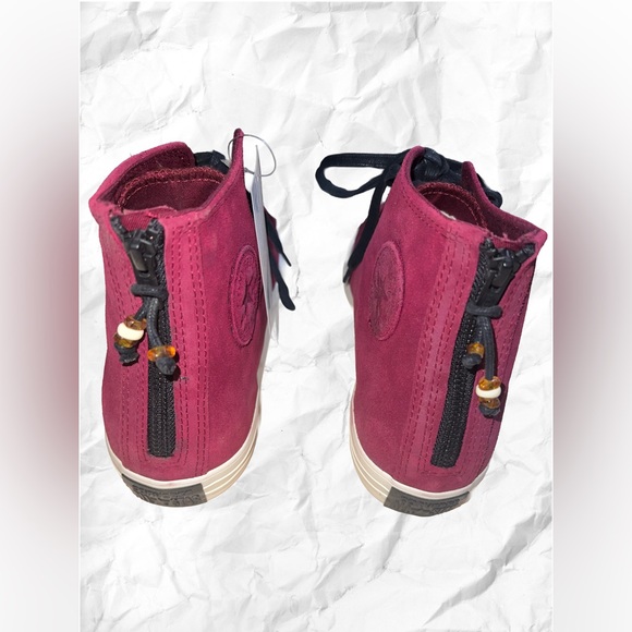 Converse Chuck Taylor All Stars Back Zip High Top Sneakers - Picture 5 of 10